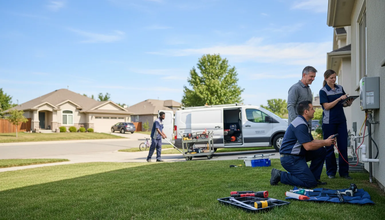 Tankless water heater service in James City, PA